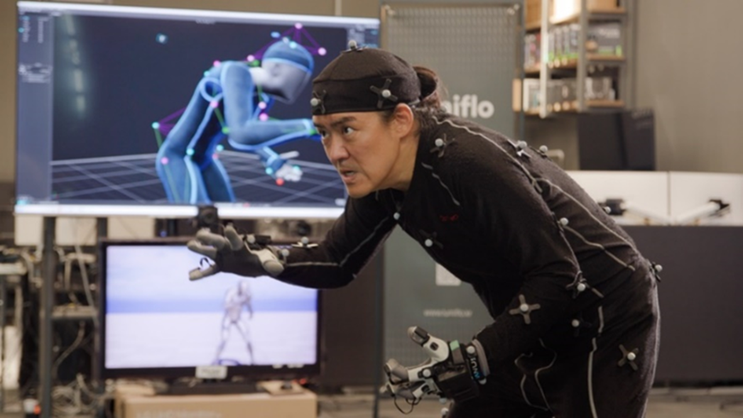 Motion capture session